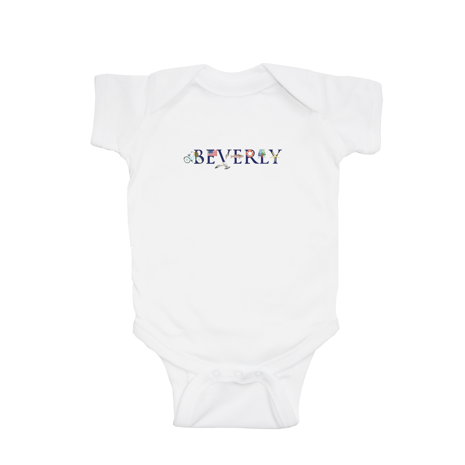 beverly baby snap up short sleeve