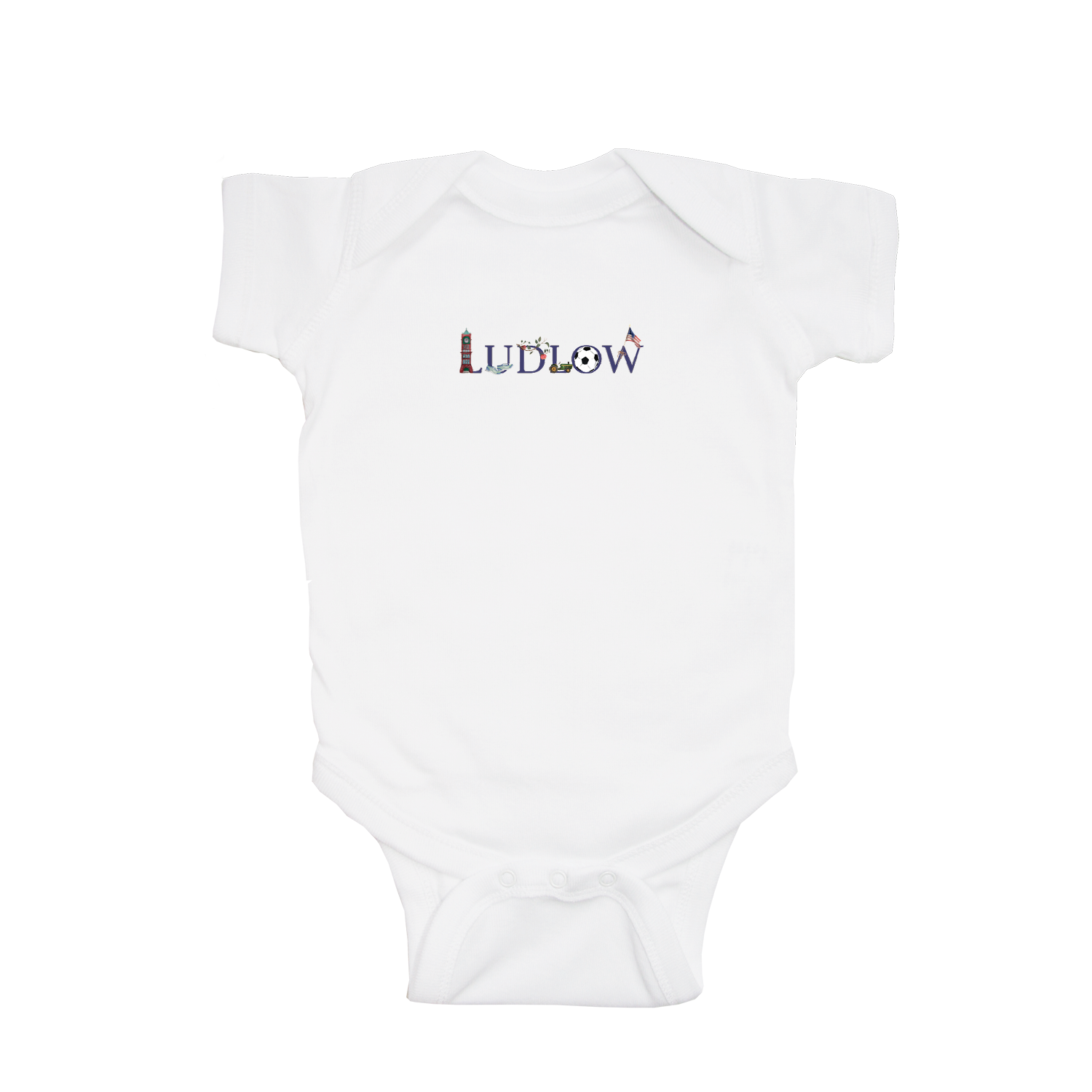 ludlow baby snap up short sleeve