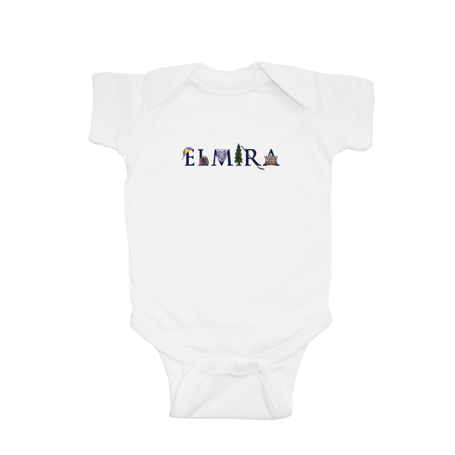 elmira baby snap up short sleeve