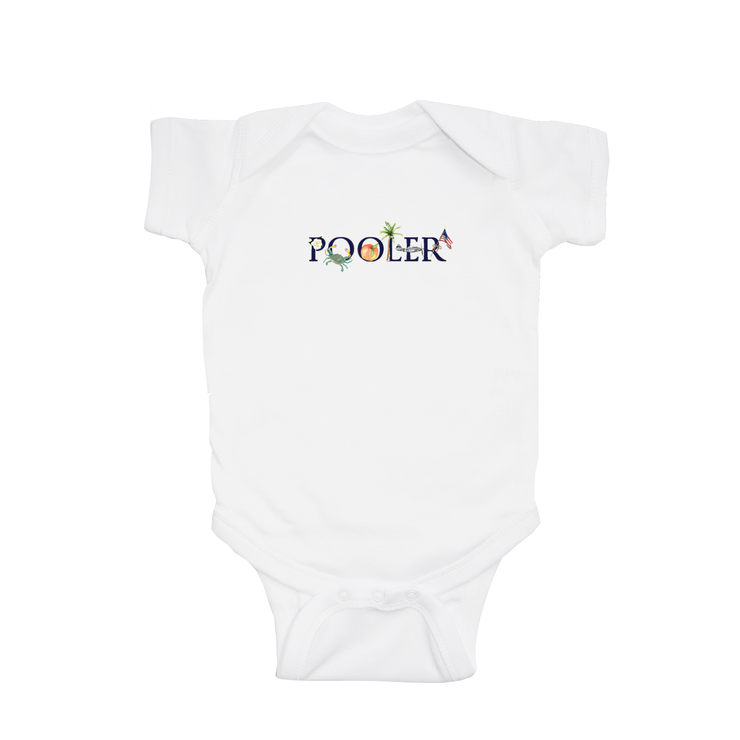 pooler baby snap up short sleeve