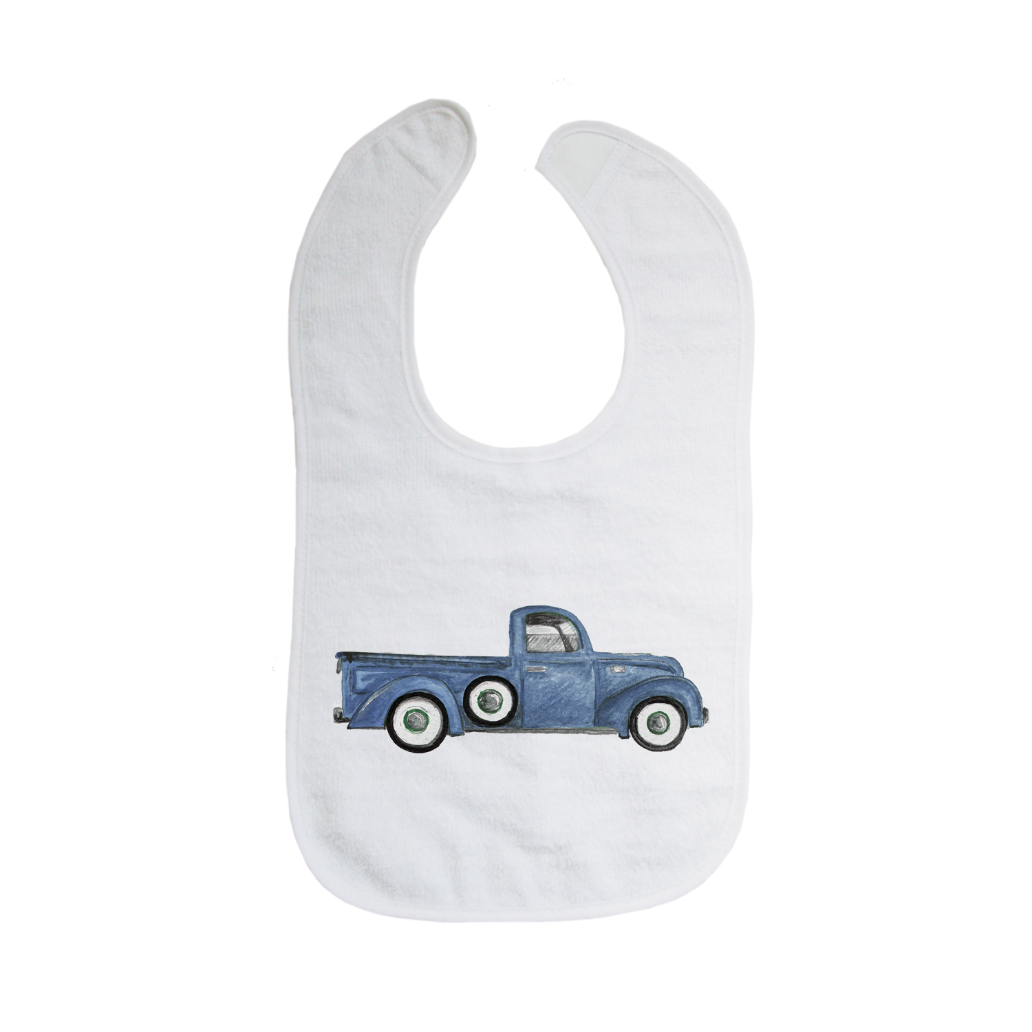 blue truck bib