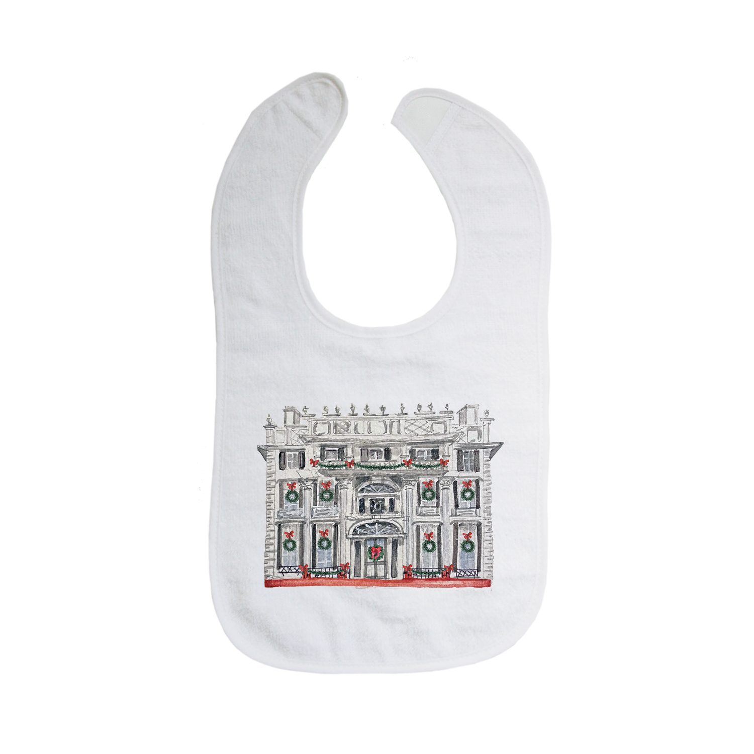 linden place holiday bib