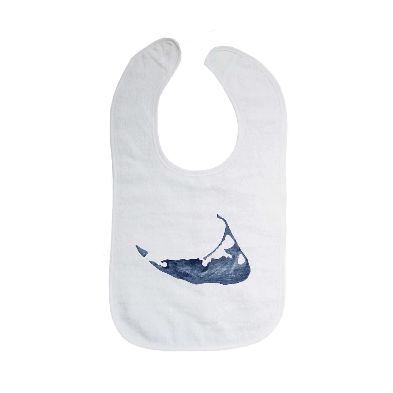 darker navy nantucket island bib