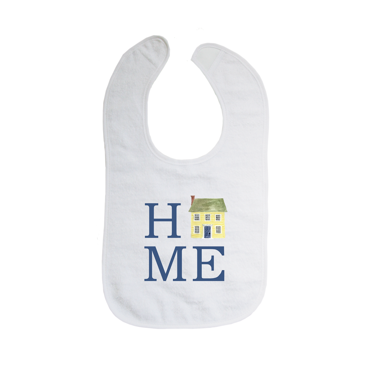 home yellow house bib