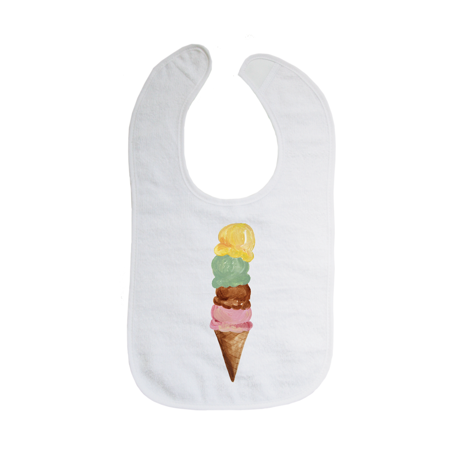 four scoop cone bib