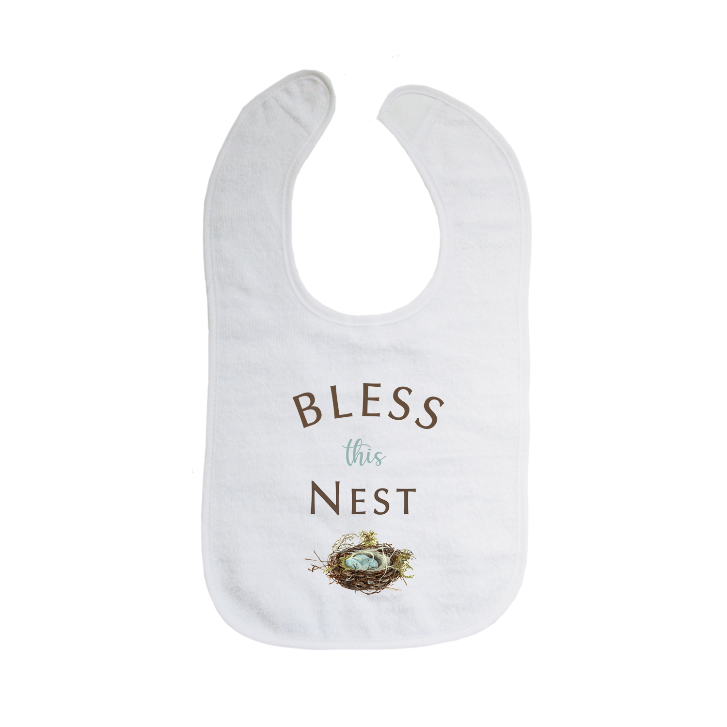 bless this nest bib