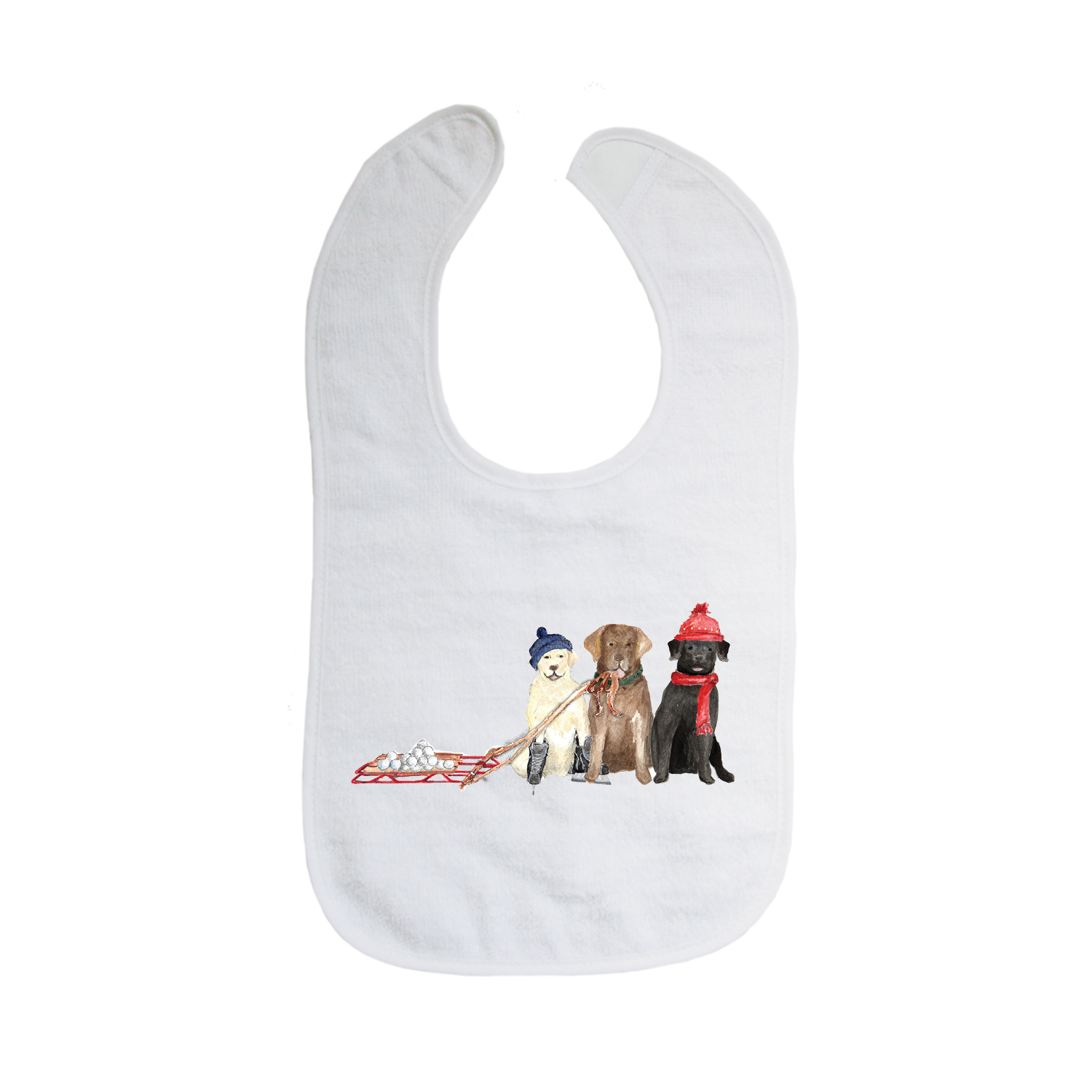 three labs winter bib