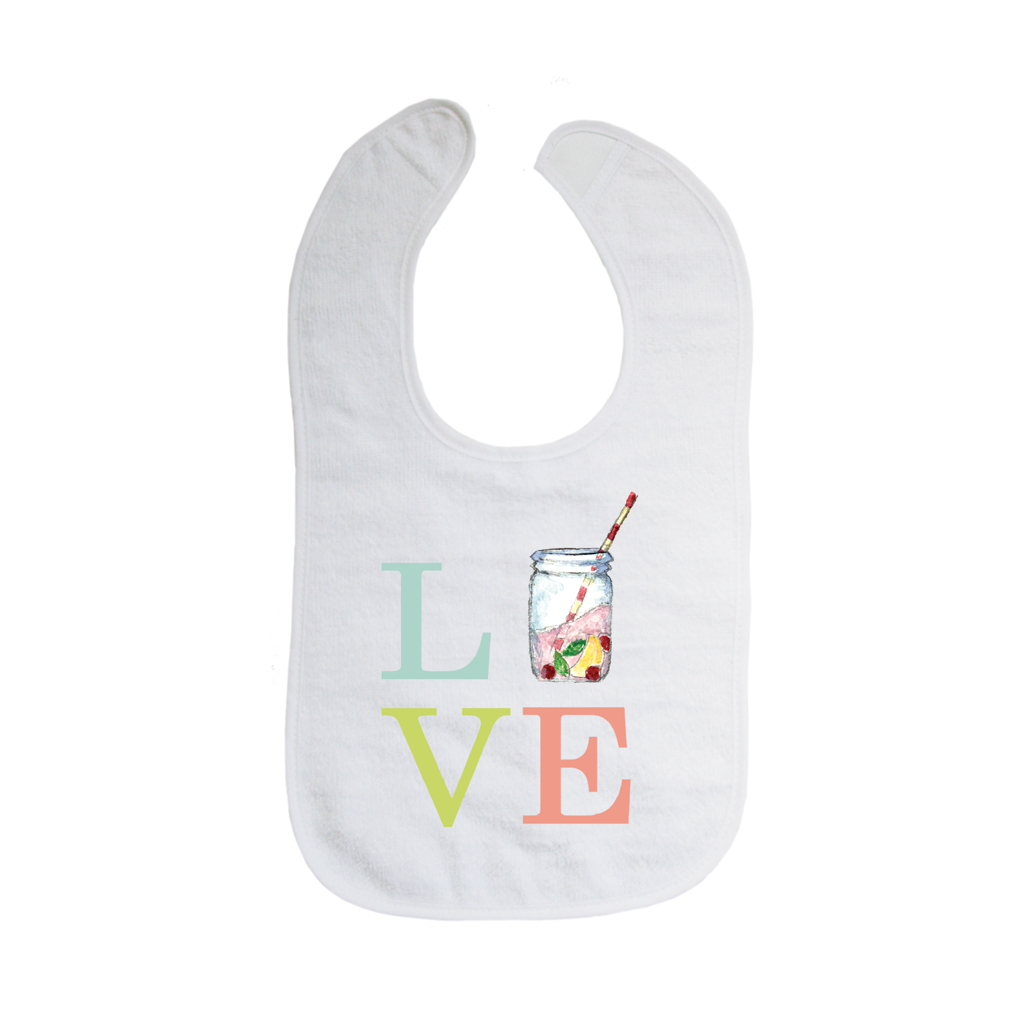 love lemonade bib