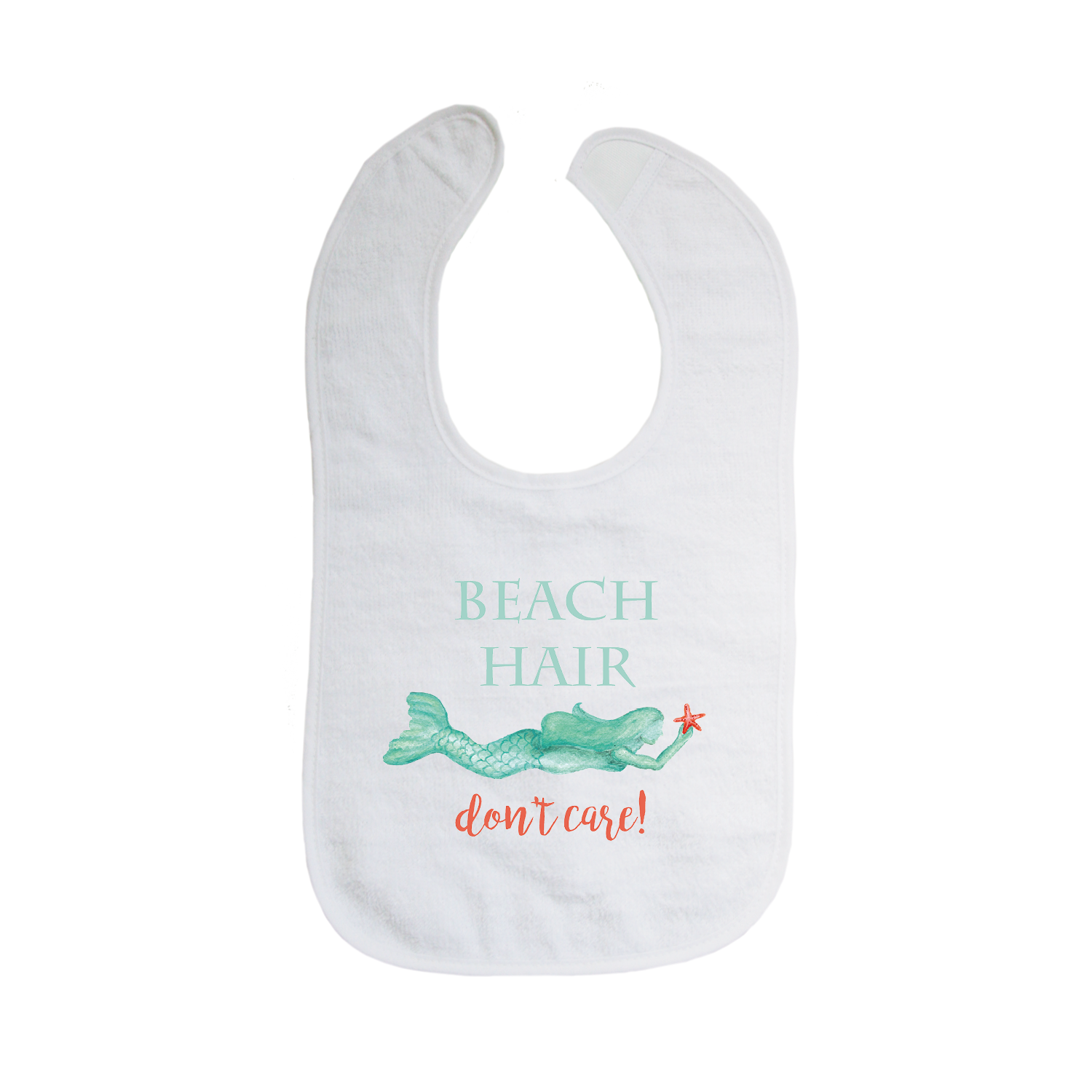 beach hair don't care bib