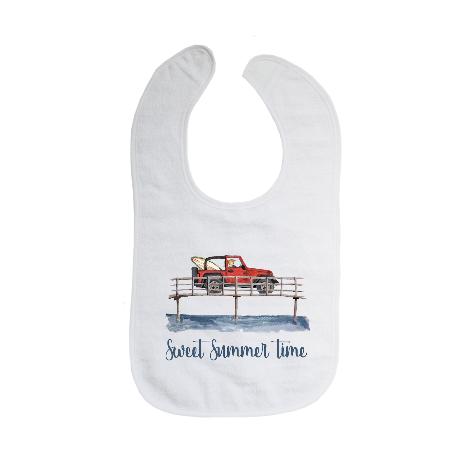 sweet summertime jeep bib