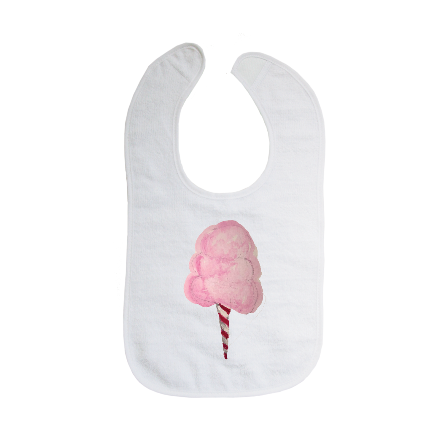 cotton candy bib