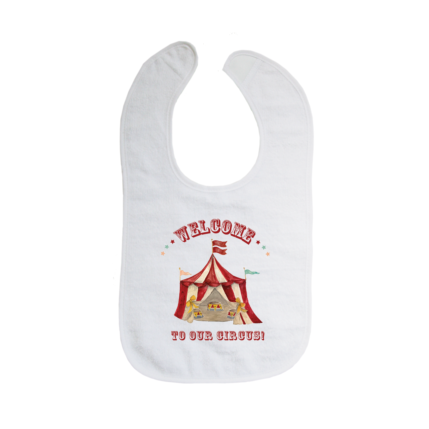 welcome to our circus bib