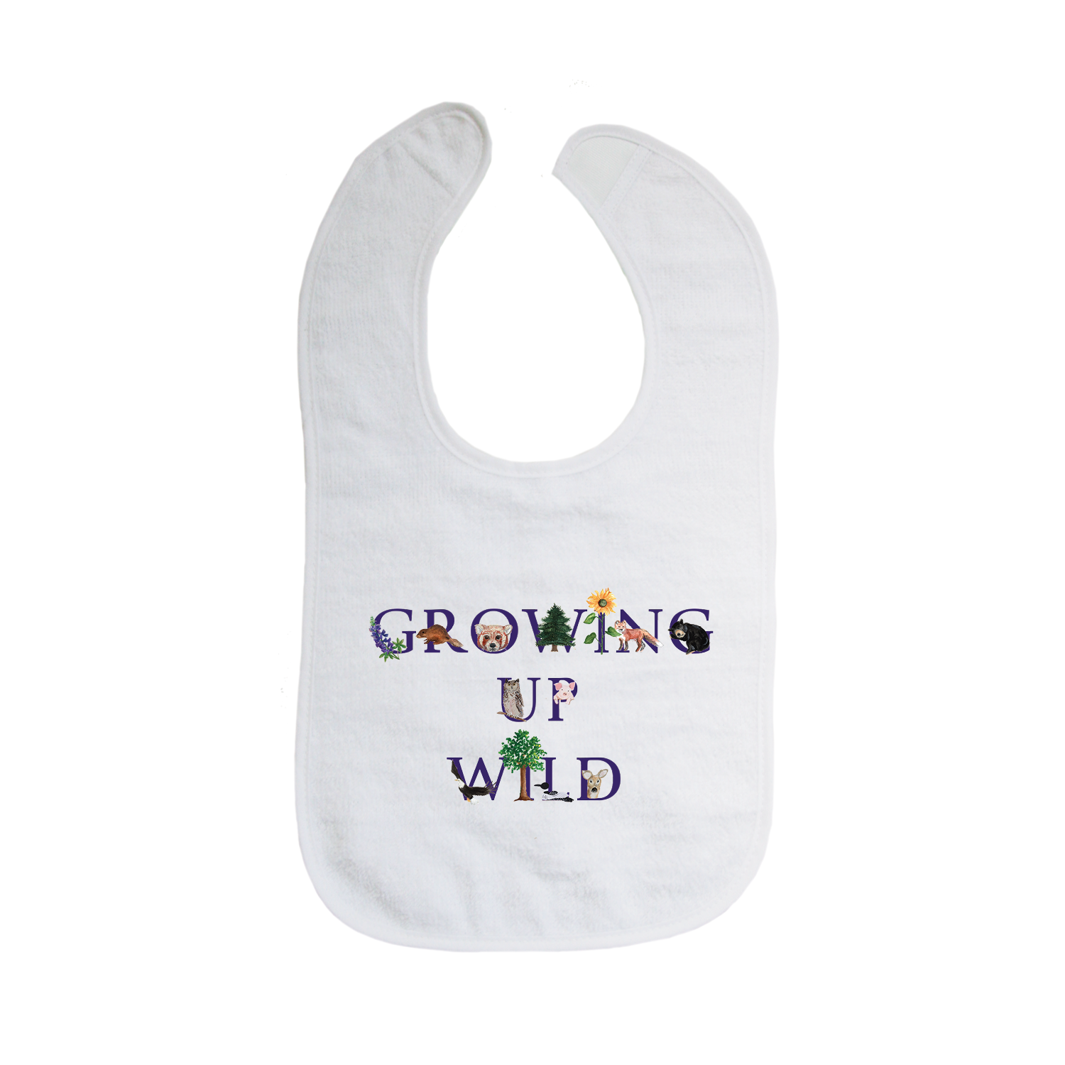 growing up wild bib