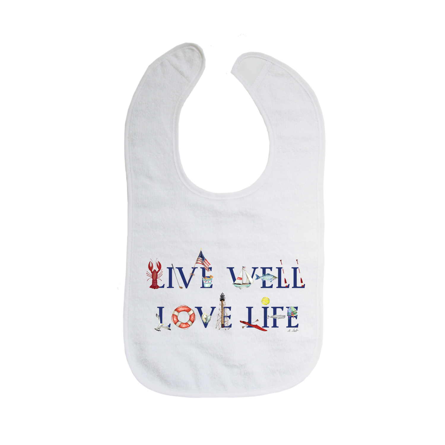 live well love life bib