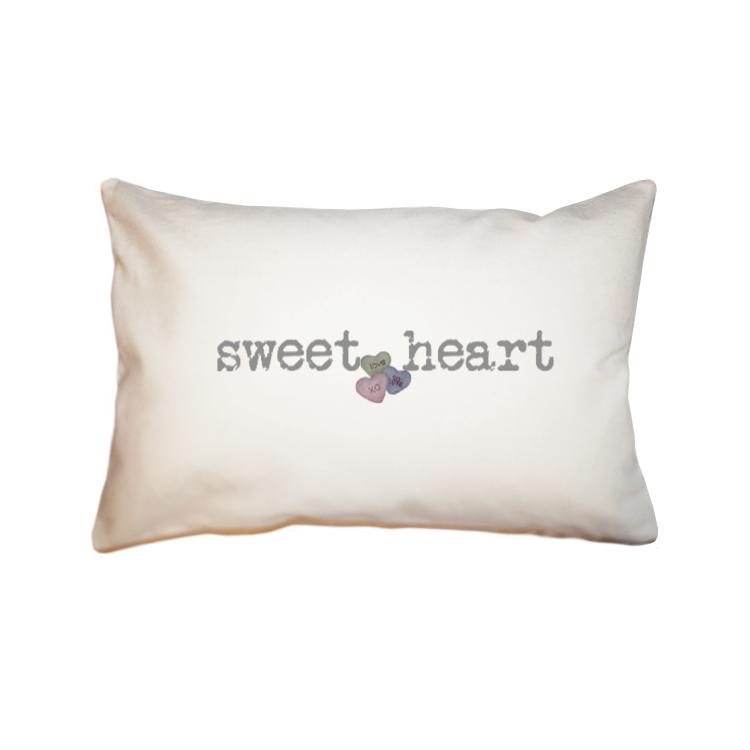 sweet heart large rectangle pillow