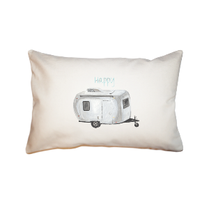 happy camper  small accent pillow