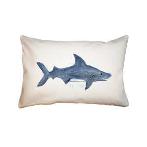 big fish shark  small accent pillow