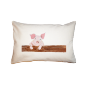 piglet  small accent pillow
