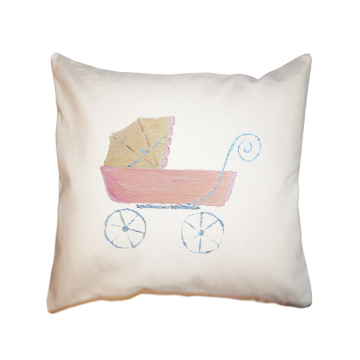 stroller baby girl square pillow