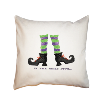 if the shoe fits square pillow