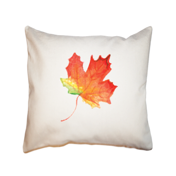 fall leaf square pillow