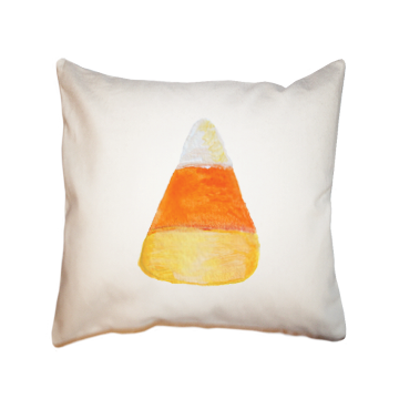 candy corn square pillow