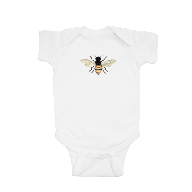 bee baby snap up short sleeve