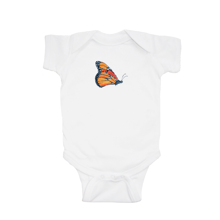 monarch baby snap up short sleeve