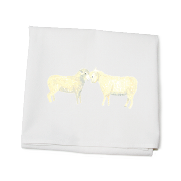 yellow lab with red nose large rectangle pillow - Tina Labadini