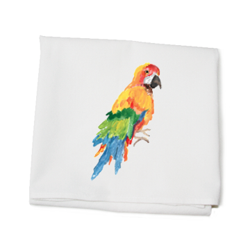 parrot flour sack towel