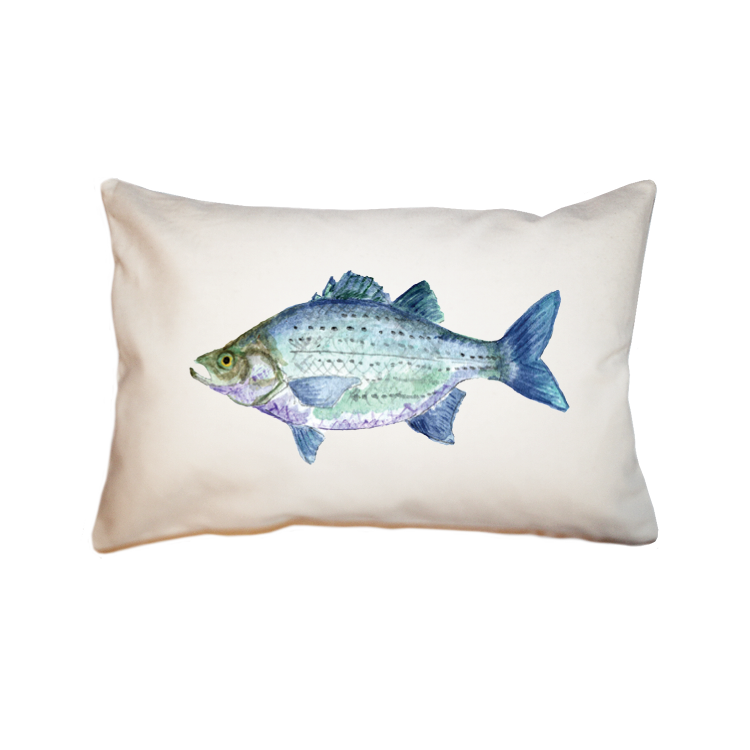 white bass large rectangle pillow