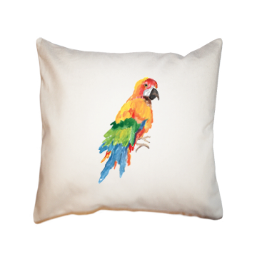 parrot square pillow