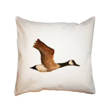 goose in flight square pillow