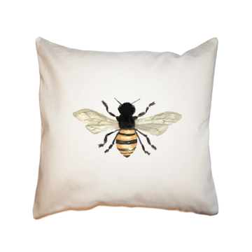 bee square pillow