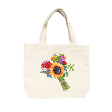wildflowers small tote