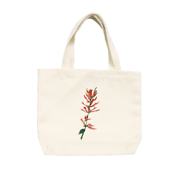 indian paint brush small tote