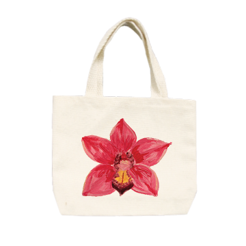 orchid small tote