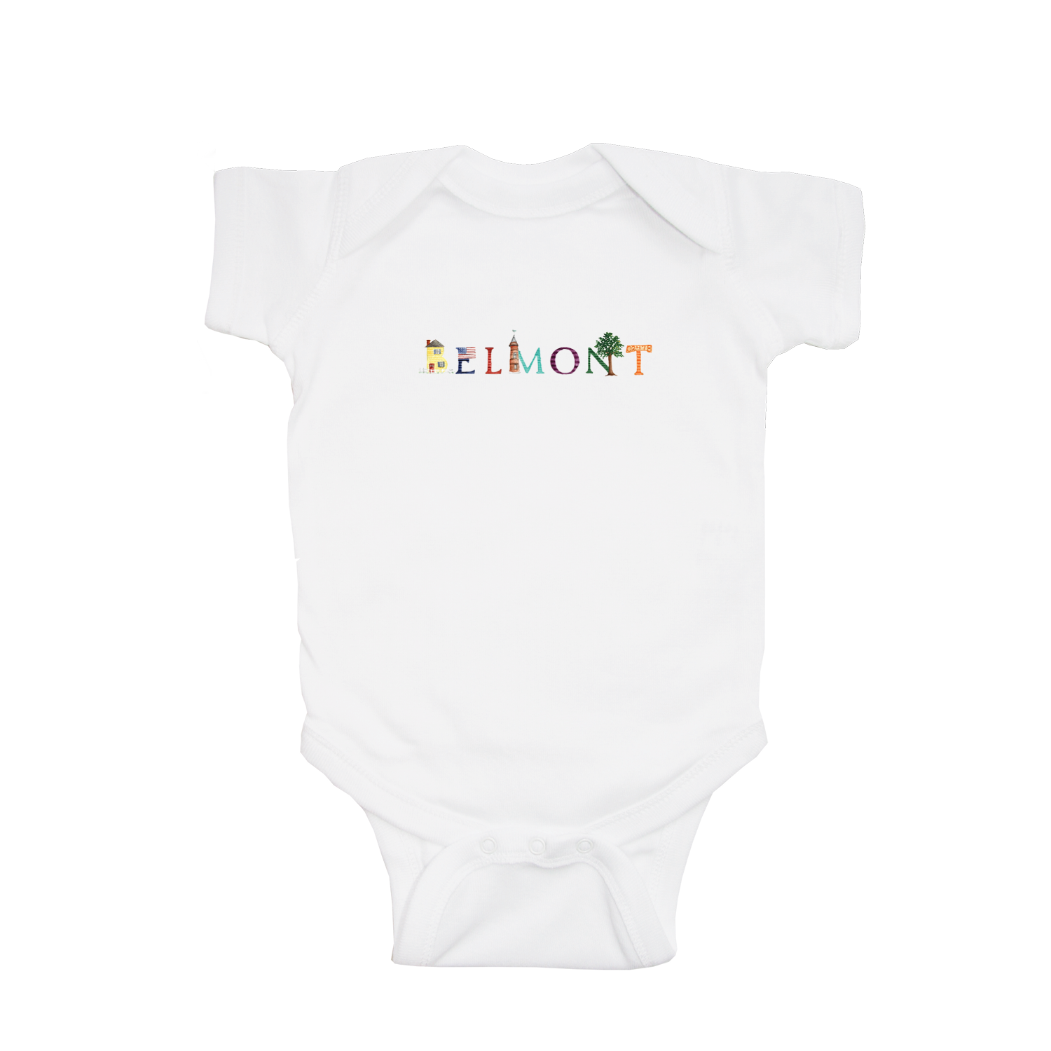 Belmont baby snap up short sleeve