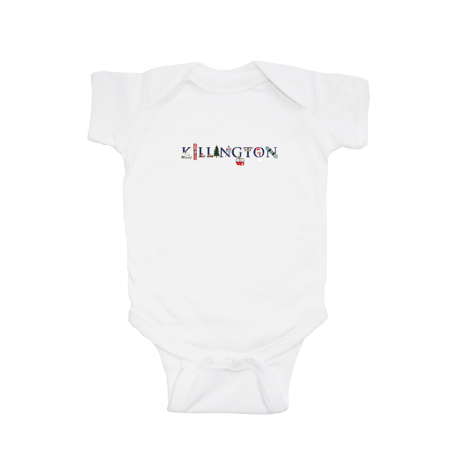 Killington baby snap up short sleeve