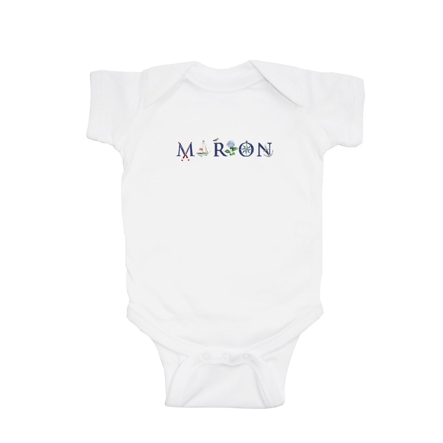 Marion baby snap up short sleeve