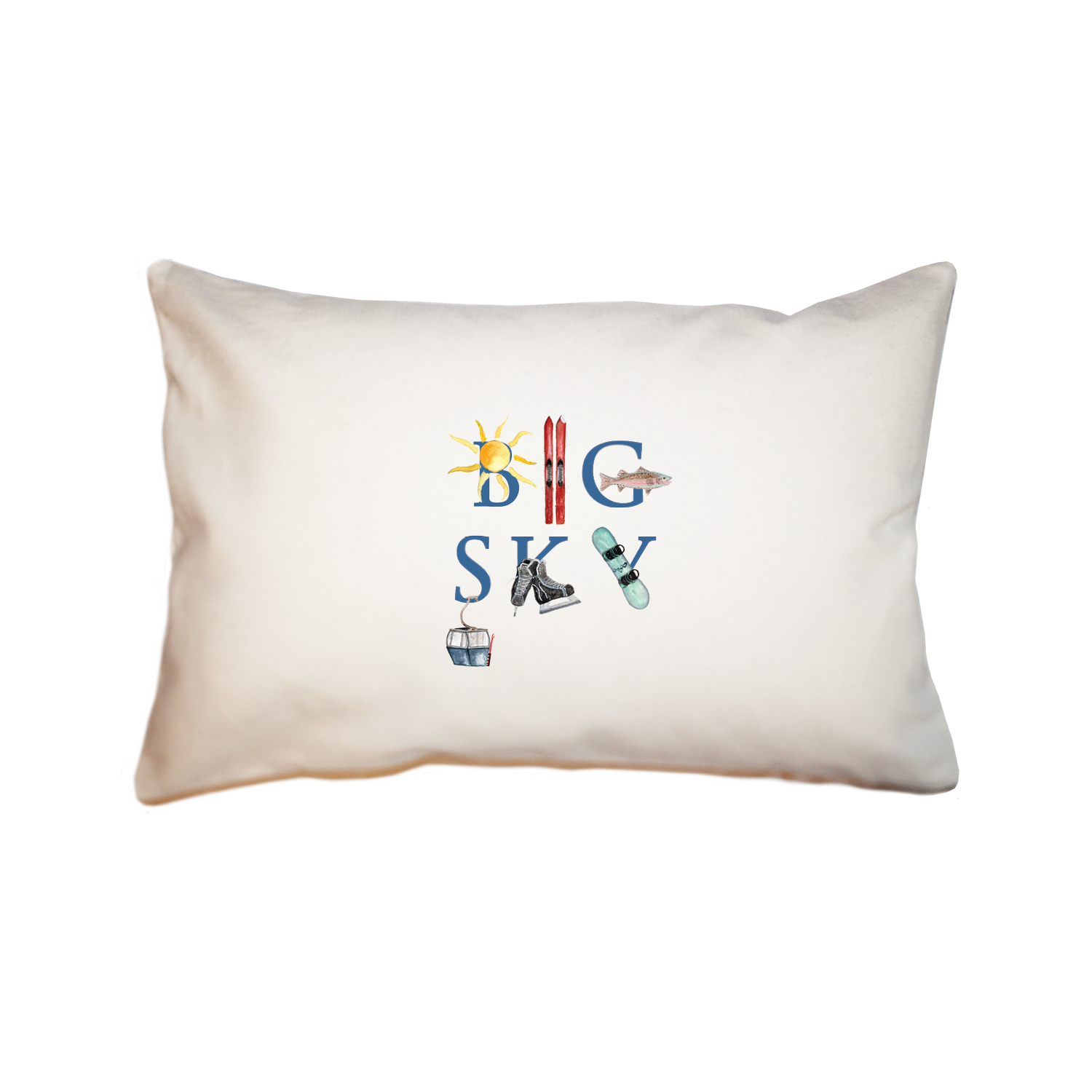 Big Sky large rectangle pillow