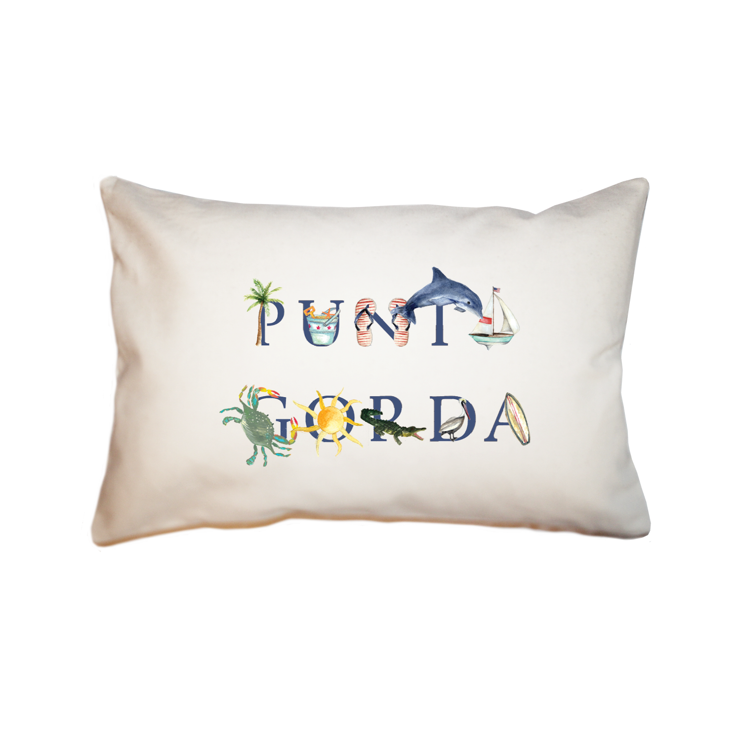 Punta Gorda large rectangle pillow