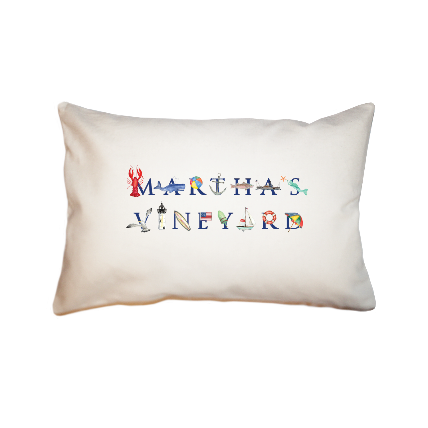 Martha's Vineyard large rectangle pillow