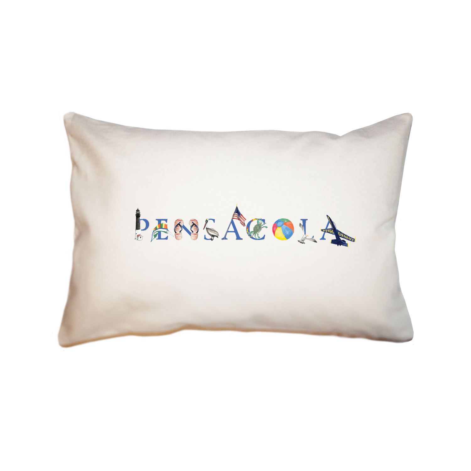 Pensacola large rectangle pillow