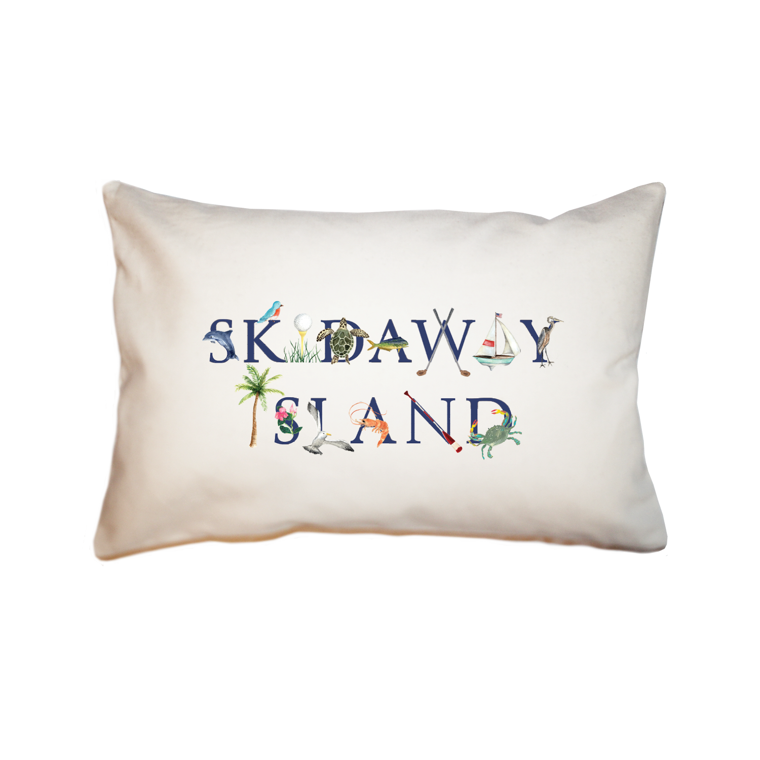 Skidaway Island large rectangle pillow