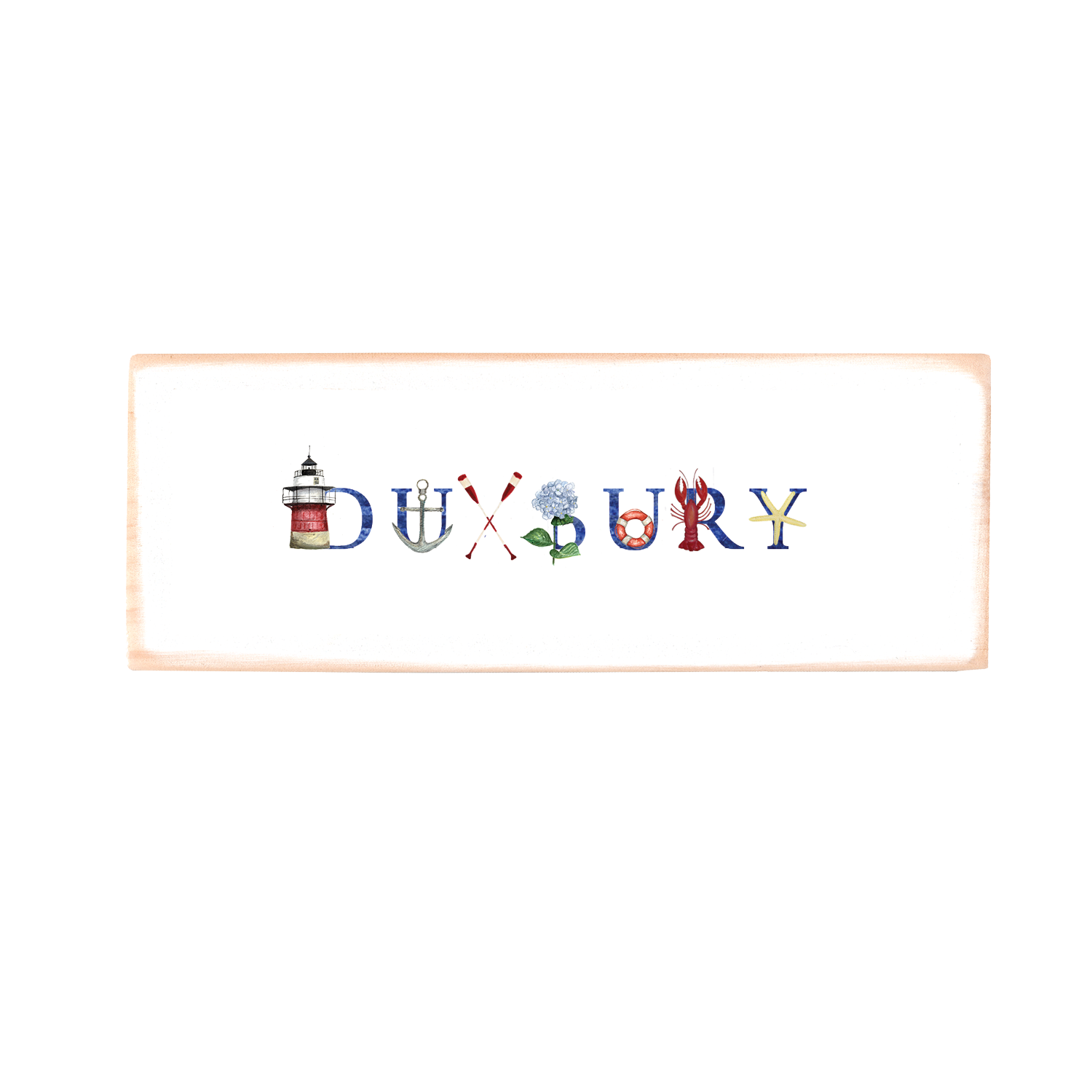 Duxbury rectangle wood block