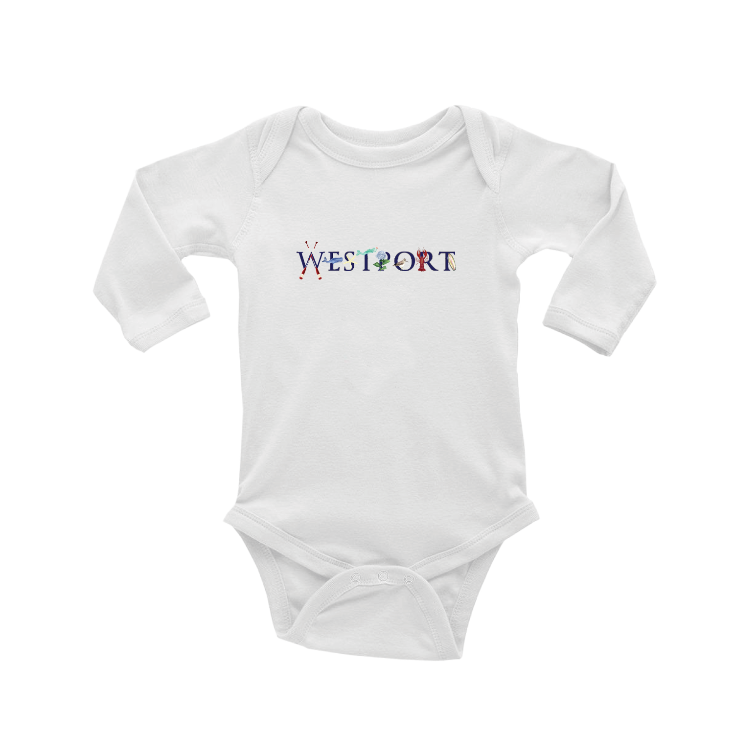 Westport baby snap up long sleeve