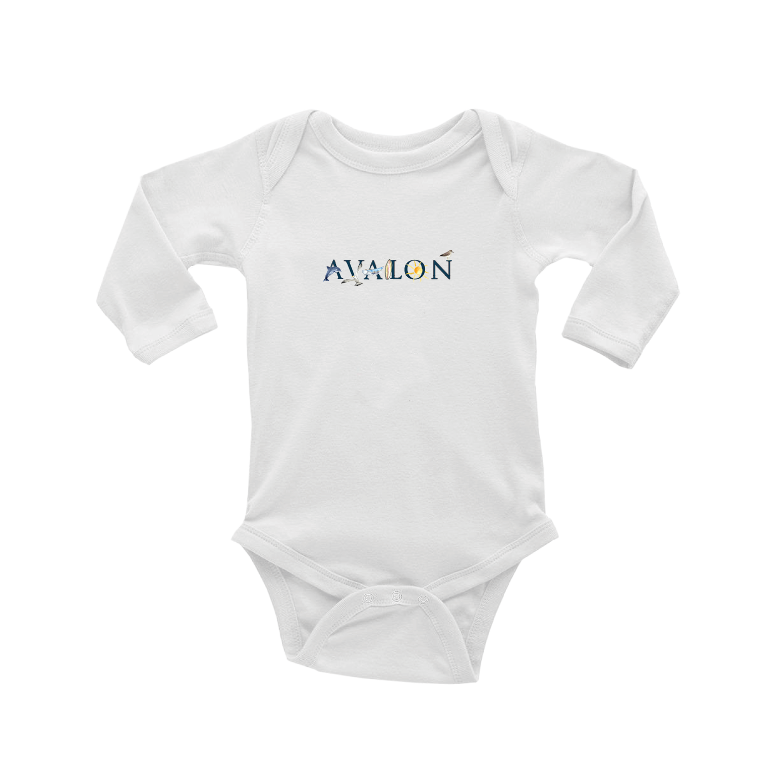 Avalon baby snap up long sleeve