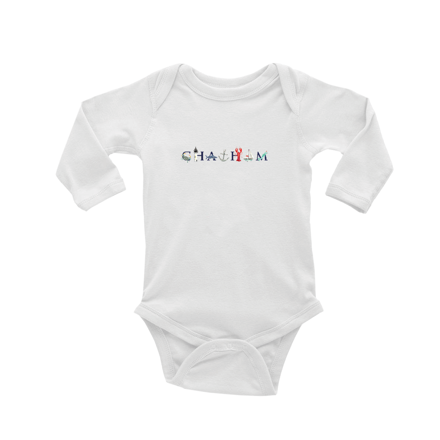 Chatham baby snap up long sleeve