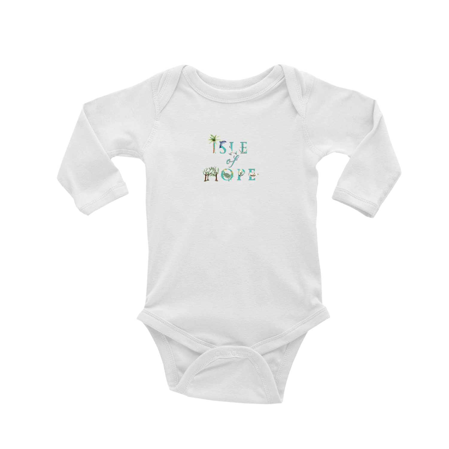 Isle of Hope baby snap up long sleeve